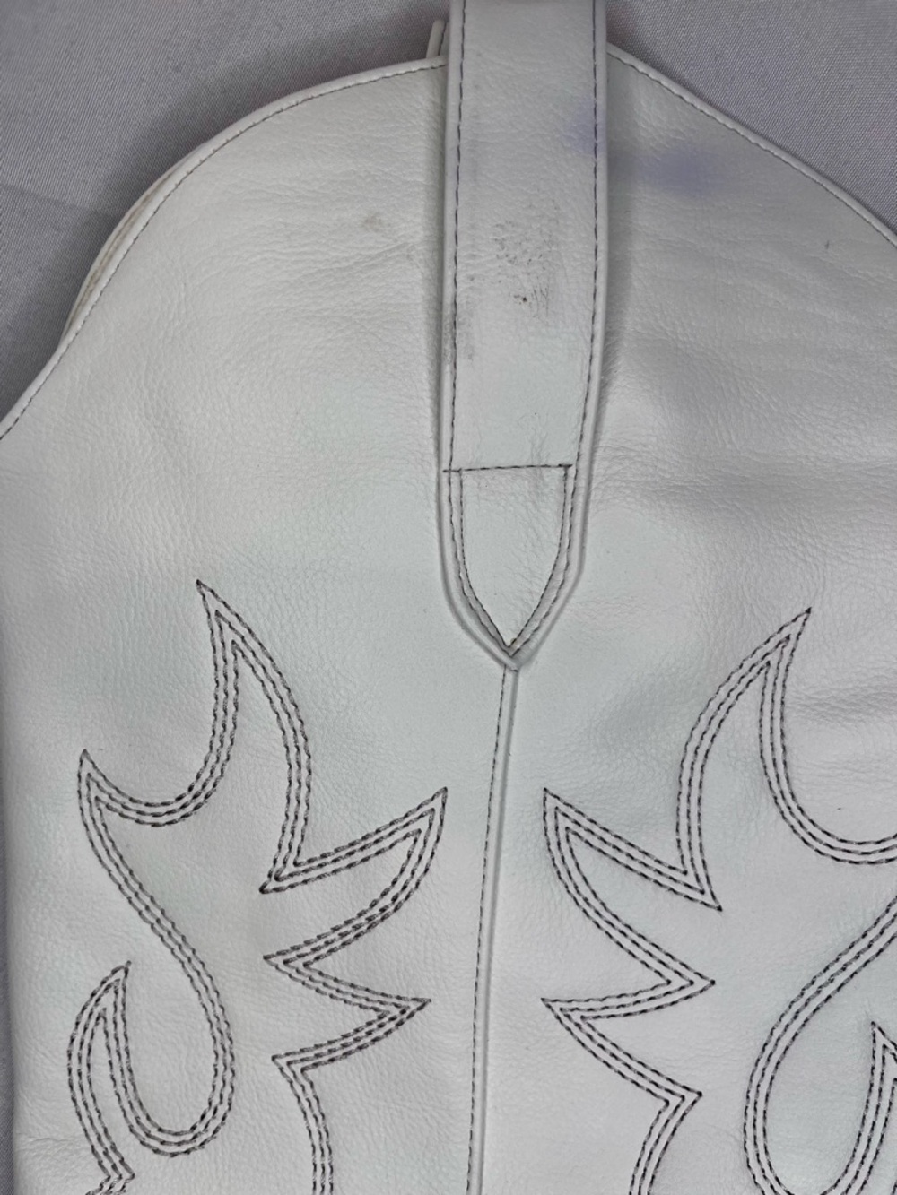Billini White Tall Western Boots Size 8 - Picture 9 of 10